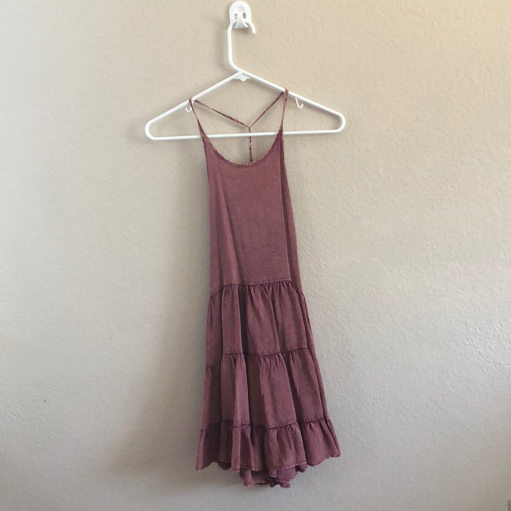 Flowy open back dress